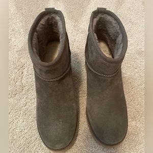 UGG Women’s Gray Suede Ankle Boots